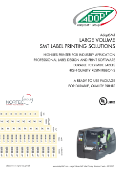 large volume smt label printing solutions