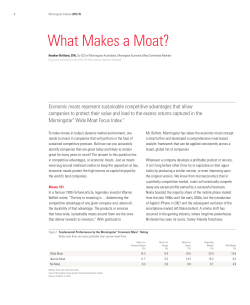 What Makes a Moat?