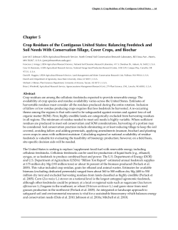 Chapter 5 Crop Residues of the Contiguous United States