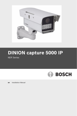 DINION capture 5000 IP - Bosch Security Systems