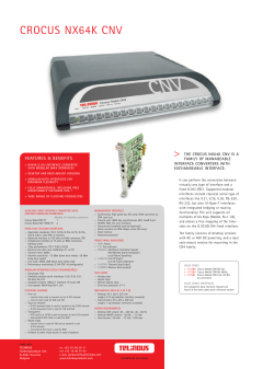 crocus nx64k cnv - Telco Solutions