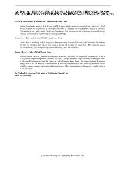 Enhancing student learning through hands-on