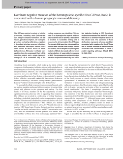 Dominant negative mutation of the hematopoietic