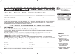 2014 environmental management charge (emc)