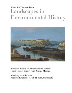 St. Paul, Minnesota 2006 - American Society for Environmental History