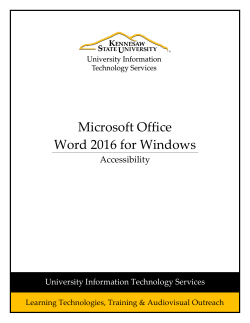 Microsoft Office Word 2016 for Windows