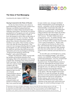 Text Messaging - Community and Regional Resilience Institute