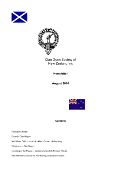 Clan Gunn Society of New Zealand Inc