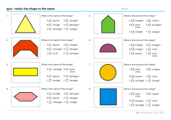 quiz - match the shape to the name
