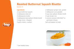 Roasted Butternut Squash Risotto