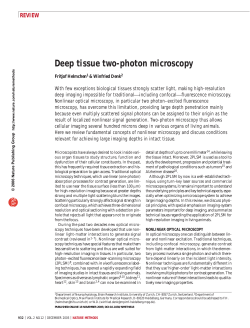 Deep tissue two-photon microscopy