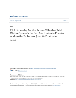 Child Abuse by Another Name: Why the Child Welfare System Is the