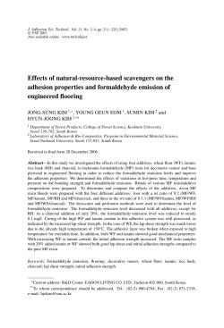 Effects of natural-resource-based scavengers on the adhesion