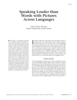 Speaking Louder than Words with Pictures Across Languages