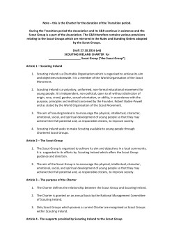 Note &ndash; this is the Charter for the duration of the