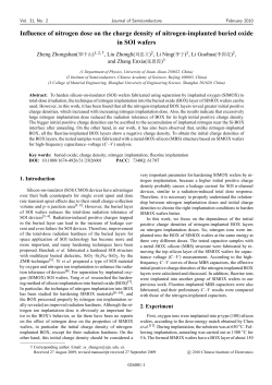 Influence of nitrogen dose on the charge density of nitrogen