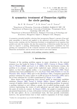 A symmetry treatment of Danzerian rigidity for circle packing