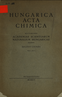 hungari ca acta chi mic a - REAL-J
