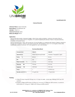 EcoOilField-B-199 Calcium Bromide Chemical Name