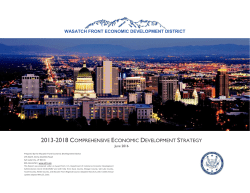 2013-2018 comprehensive economic development strategy &ndash; june