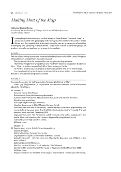 Making Most of t e Map