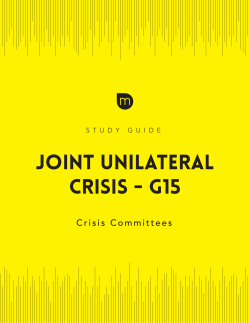 joint unilateral crisis - g15