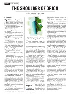 the shoulder of orion