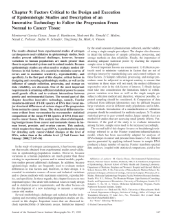 Chapter 9: Factors Critical to the Design and
