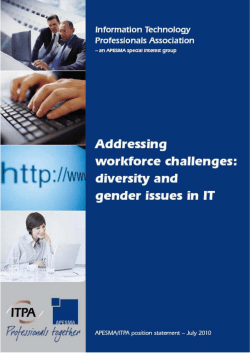 Gender and diversity issues in IT
