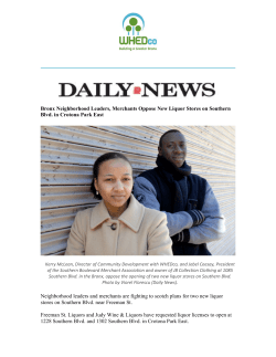 Bronx Neighborhood Leaders, Merchants Oppose New