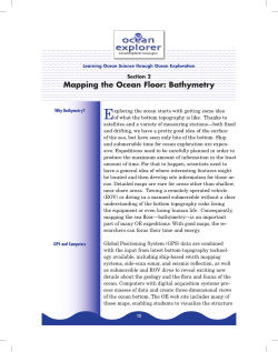 Mapping the Ocean Floor