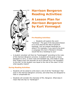 "Harrison Bergeron" Reading Activities
