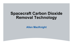 Spacecraft Carbon Dioxide Removal Technology