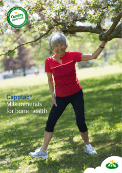 Capolac® Milk minerals for bone health