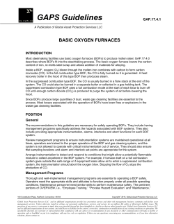Basic Oxygen Furnaces