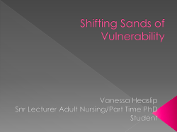 Perspectives of Vulnerability - Bournemouth University Research