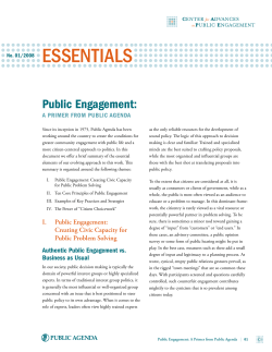 Public Engagement