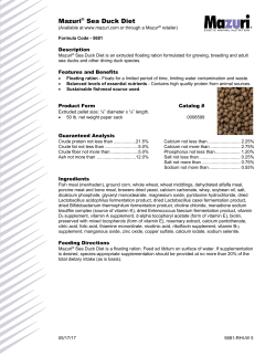 Mazuri&reg; Sea Duck Diet