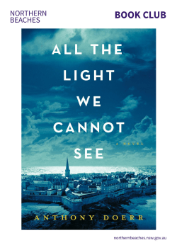 All the Light we Cannot See - Anthony Doerr