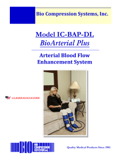 Model IC-BAP-DL BioArterial Plus