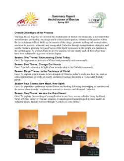 Summary Report Archdiocese of Boston