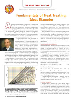 Ideal Diameter - Heat Treat Doctor.com