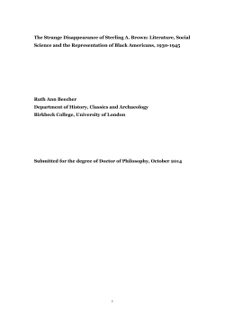 - Online Repository of Birkbeck Institutional Theses
