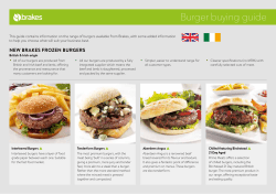Burger buying guide