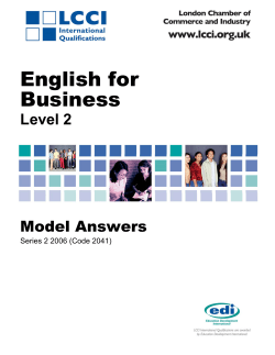 English for Business