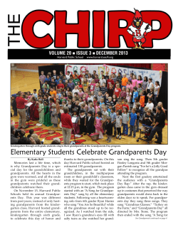 Elementary Students Celebrate Grandparents Day