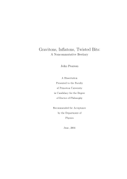 Gravitons, Inflatons, Twisted Bits