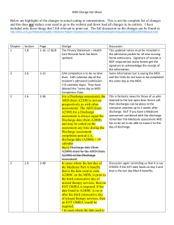 Below are highlights of the changes in actual coding or