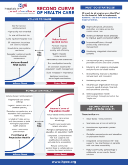 second curve - Hospitals in Pursuit of Excellence