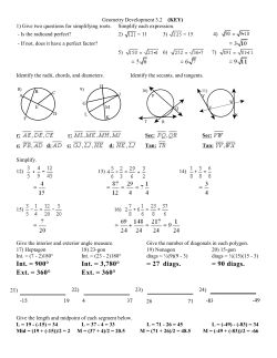 Int. = 900&deg; Int. = 3780&deg; = 27 diags. = 90 diags. Ext. = 360&deg; Ext. = 360